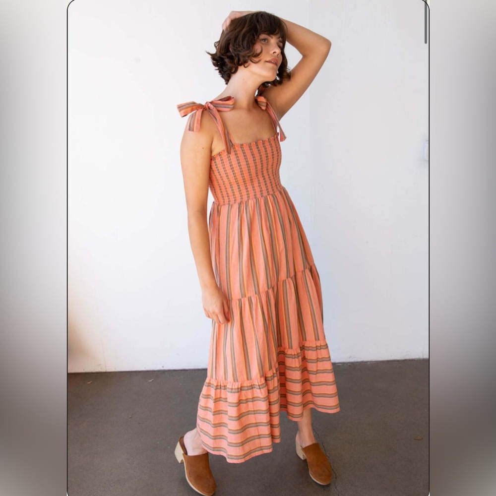 XIRENA LORRAINE DRESS - TERRACOTTA sz XS